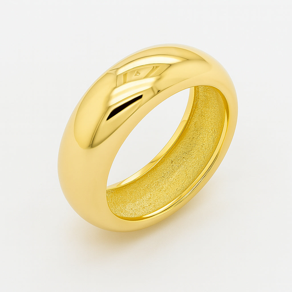 Golden Glow-Up High Polish Dome Ring