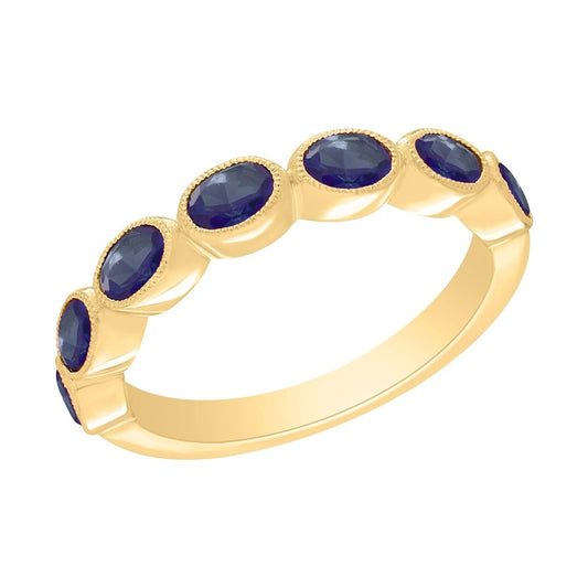 Multi Oval Color Stone Ring