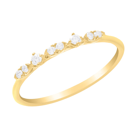 Petite Diamond Ring 14K Gold
