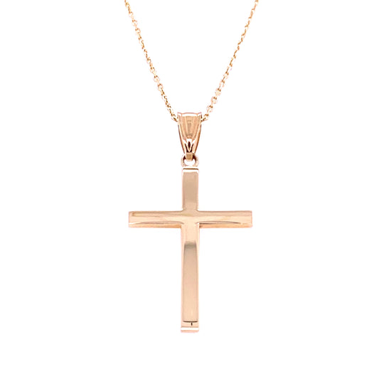 Large Plain Flat Cross