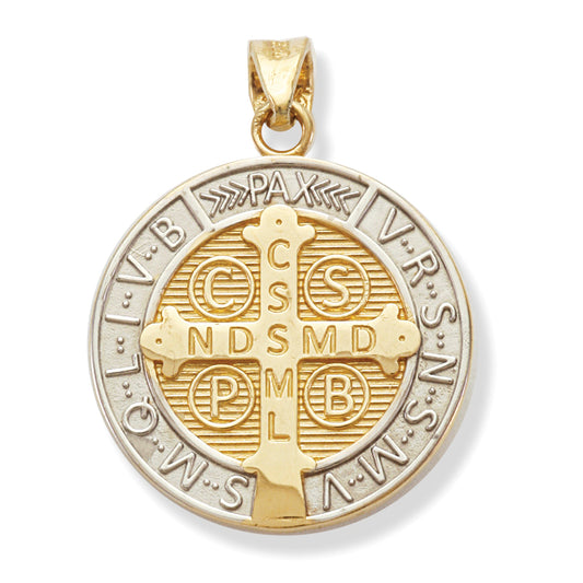 St. Benedict Medal 14K Gold 17.5MM