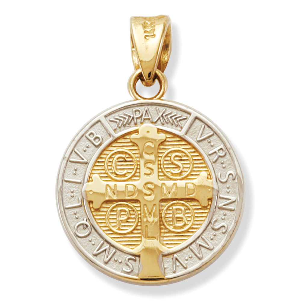 St. Benedict Medal 14K Gold 14MM