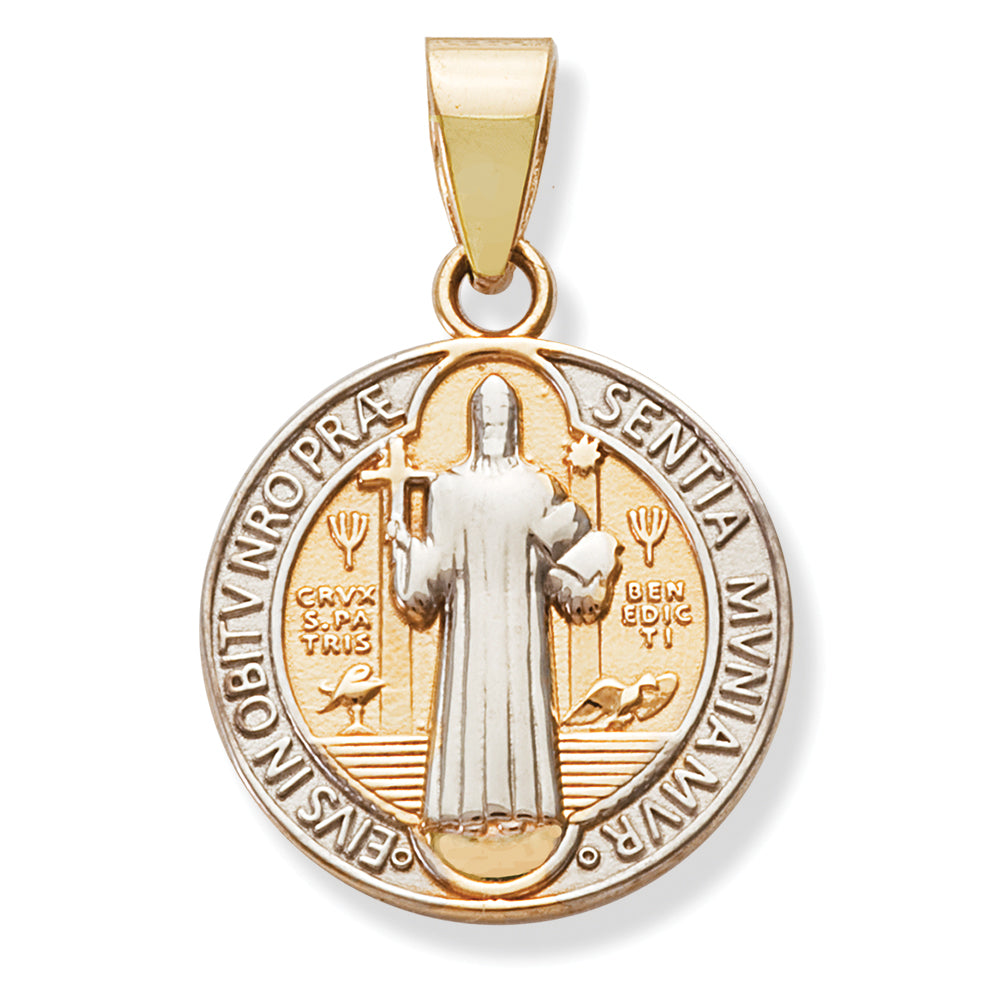 St. Benedict Medal 14K Gold 14MM