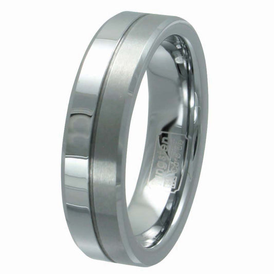Men's Tungsten Carbide 6.5mm Wedding Band