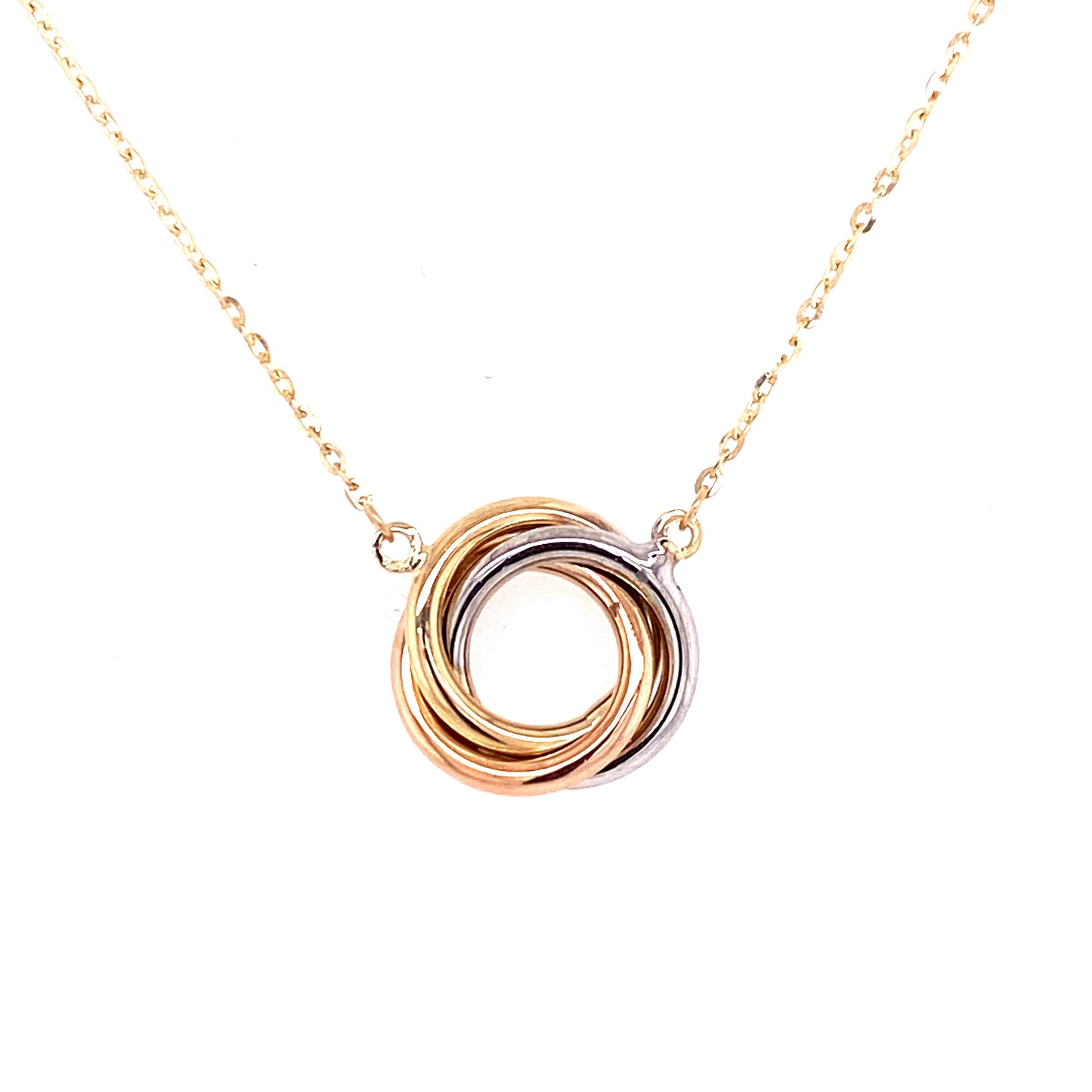 Tricolor Love Knot Necklace