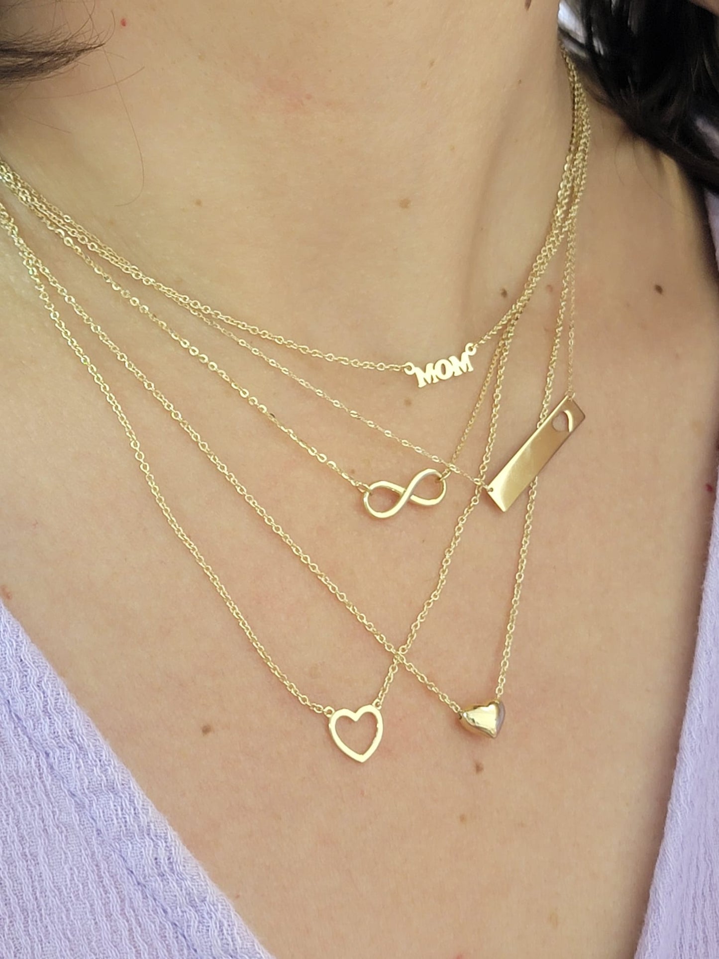 Infinity Necklace 14K Gold