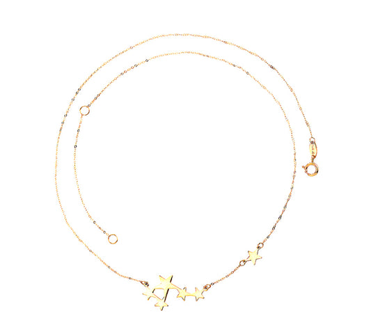Star Constellation Necklace 14KY Gold
